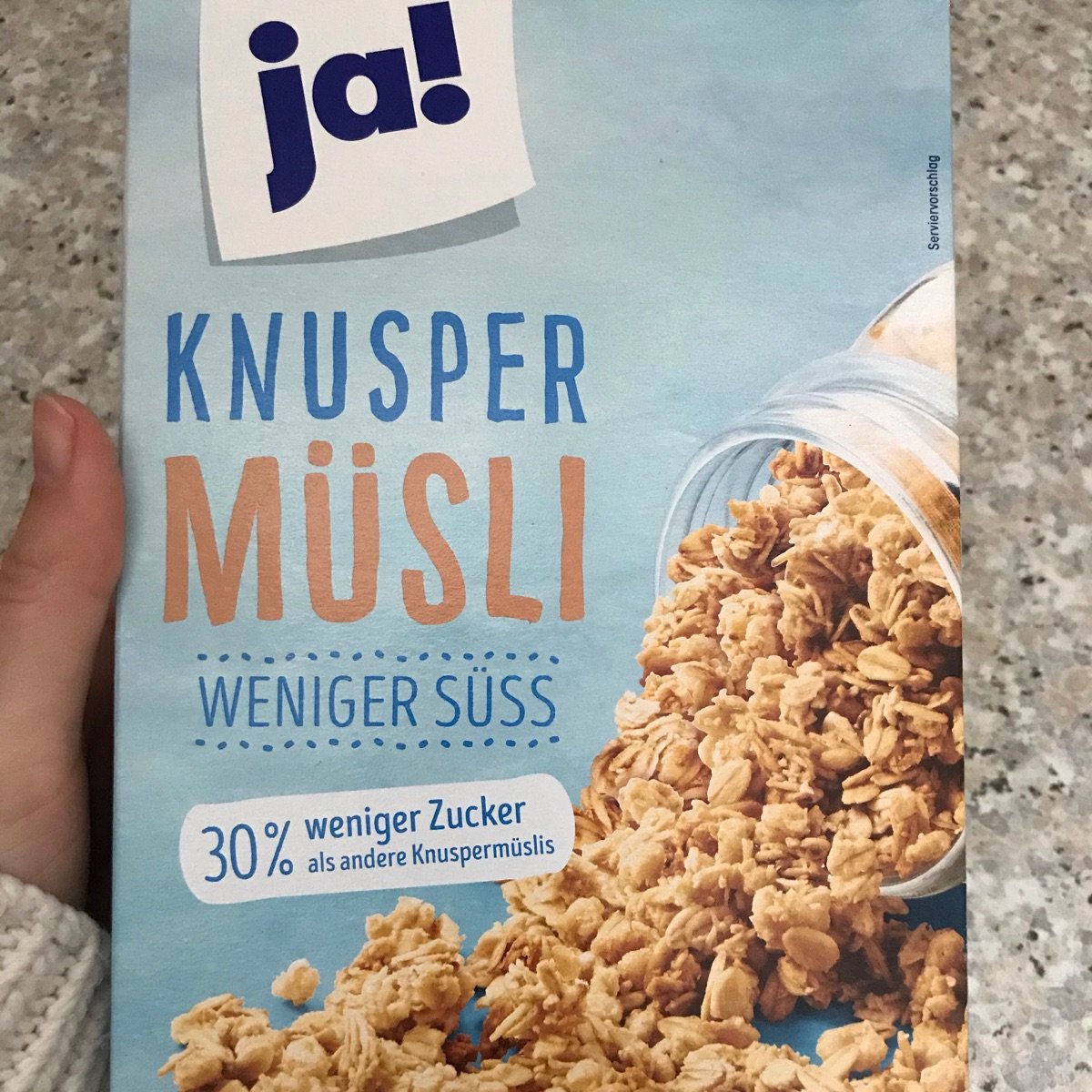 Knusper Müsli Weniger Süss from Ja! - Vegan Product Reviews & Ratings ...