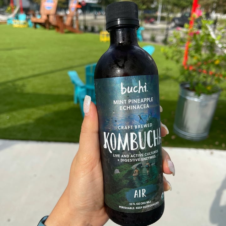 review photo of Buchi Air Kombucha (Mint Pineapple Echinacea) shared by @jamiewoodrum on 10 Sep 2021 - review