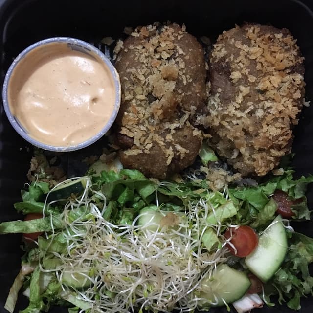 Foto do prato “Croquetas de setas”