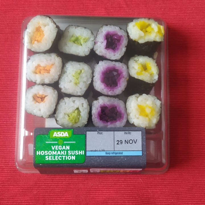 photo of ASDA Hosomaki Sushi Selection shared by @dotty on  27 Nov 2021 - review