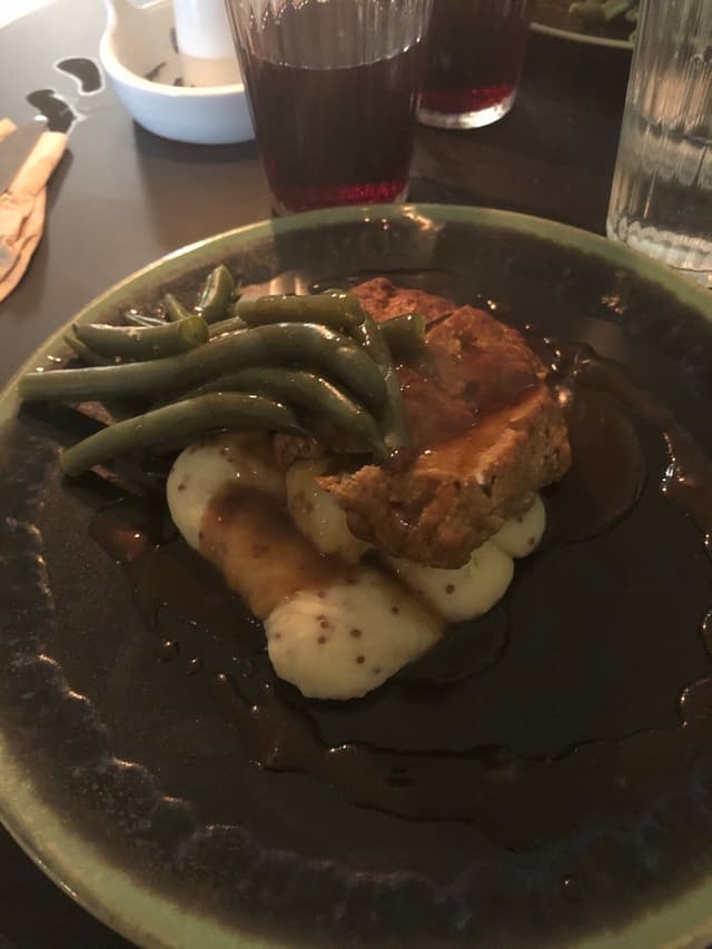 Photo of the dish “Roasted ‘chikn’ AuJus”