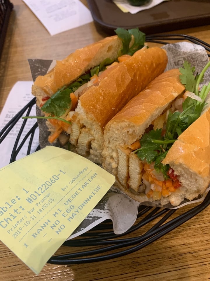 photo of NamNam - Plaza Singapura Lemongrass Tofu Banh Mi shared by @katcerv on  02 Nov 2019 - review