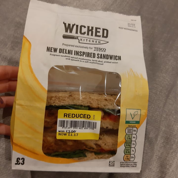 photo of Wicked New Delhi inspired Sandwich shared by @erinridley on  20 Feb 2020 - review