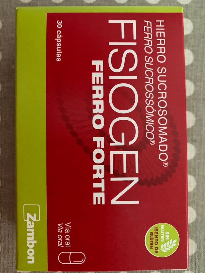 photo of Zambon Fisiogen Forte. Hierro Sucrosomado shared by @marturski on  10 Dec 2019 - review