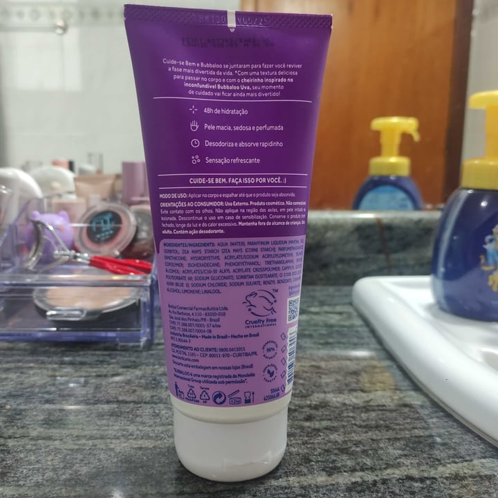 review photo of oBoticário cuide-se bem bubbaloo loção desodorante e hidratante shared by @lanacostai0308 on 17 Oct 2022 - review