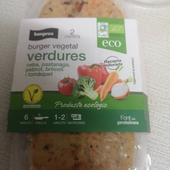 photo of Bonpreu Burger Vegetal shared by @toninik51 on  20 Feb 2022 - review
