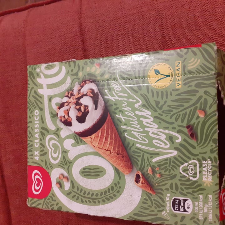 review photo of Cornetto 4x Classico Cornetto (Gluten-Free, Vegan) shared by @julesofessex on 08 Aug 2020 - review