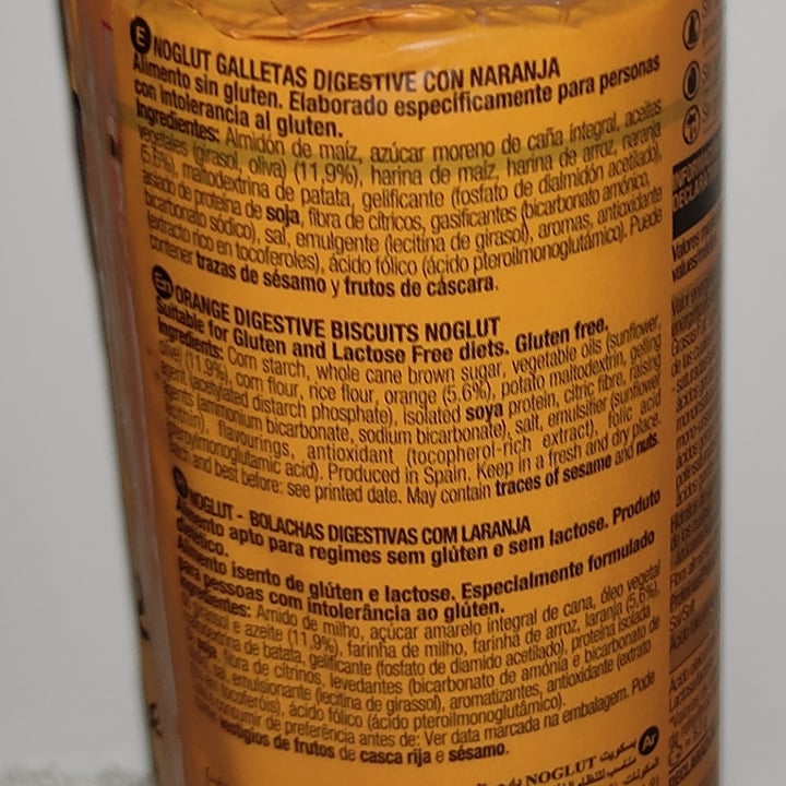 review photo of Santiveri Galletas digestivas naranja sin gluten shared by @sarides on 11 Aug 2022 - review
