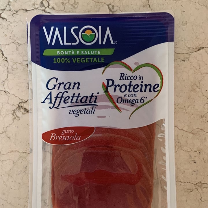 photo of Valsoia Gran Affettati Vegetali Gusto Bresaola shared by @carlottami on  12 Mar 2022 - review