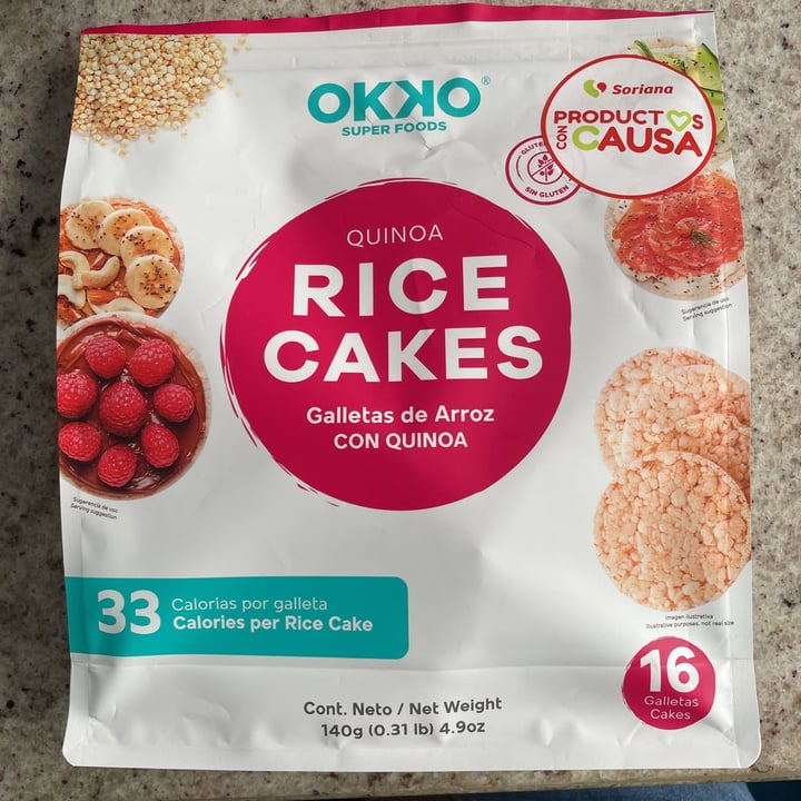 photo of Okko Super Foods Galletas de Arroz con quinoa shared by @denmiguel on  03 Jun 2021 - review