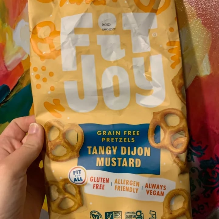 photo of FitJoy Fitjoy Vegan Pretzels Dijon Mustard shared by @stargazer00742 on  06 Jul 2022 - review