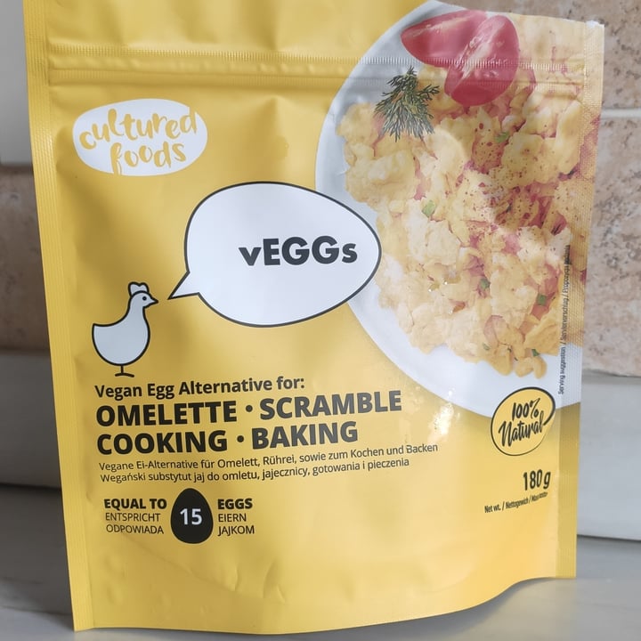 photo of Cultured Foods Vegan Egg Alternative For Omelette, Scramble, Cooking, Baking shared by @kemen on  09 Dec 2022 - review