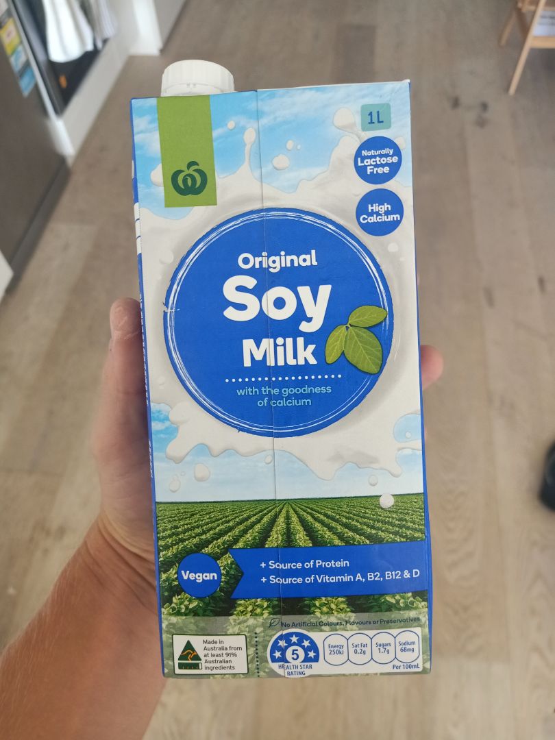 Woolworths Food Original Soy Milk Reviews abillion