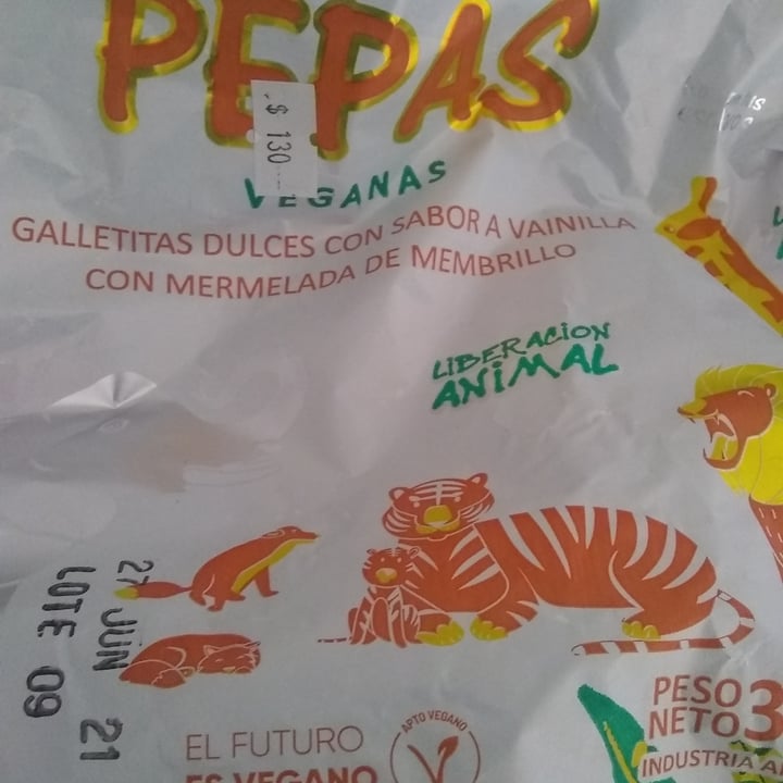 photo of Un Rincón Vegano Pepas Galletitas Dulces con Sabor a Vainilla con Mermelada de Membrillo shared by @juani6 on  25 Dec 2020 - review