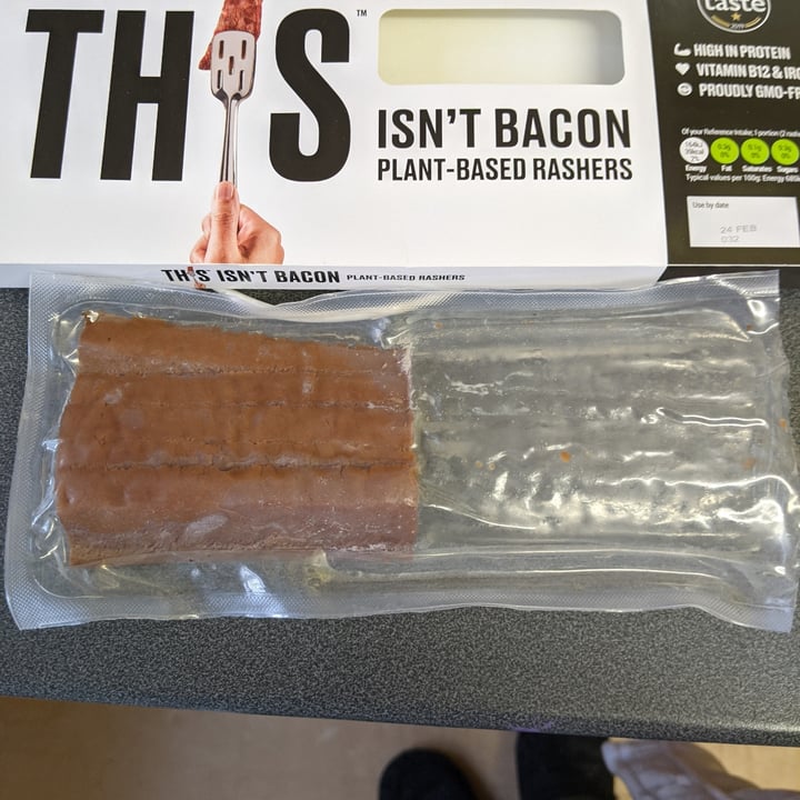 photo of THIS This isn't Bacon Plant-Based Rashers shared by @cherylmum19 on  14 Feb 2021 - review