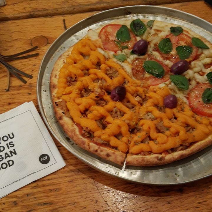 photo of Pop Vegan Food Pizza frango c/ cheddar shared by @karinaidalire on  08 Jul 2021 - review