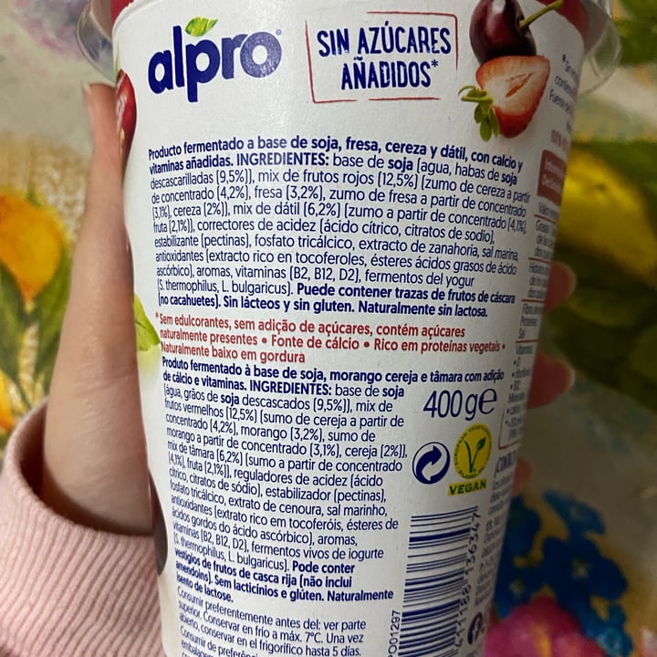 photo of Alpro Red Fruits With Dates (No Added Sugars) shared by @carmengf27 on  09 Apr 2022 - review