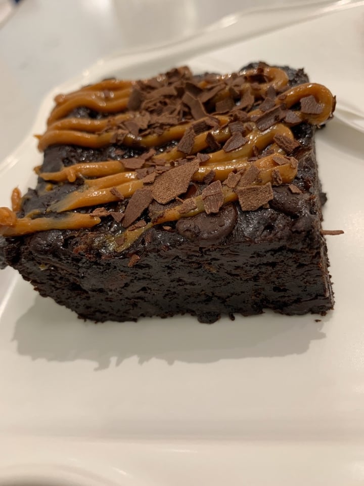 photo of Majestic Tea Bar Vegan Chocolate Brownie shared by @beeskneesnz on  20 Dec 2019 - review