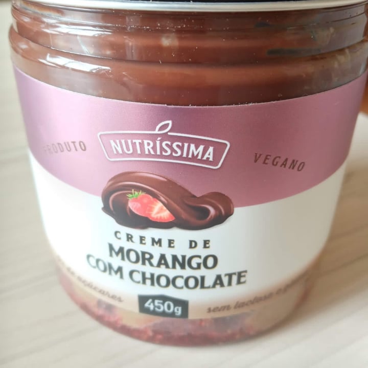 photo of Nutríssima Creme Com.morango E Chocolate shared by @novaterra on  04 Jun 2022 - review