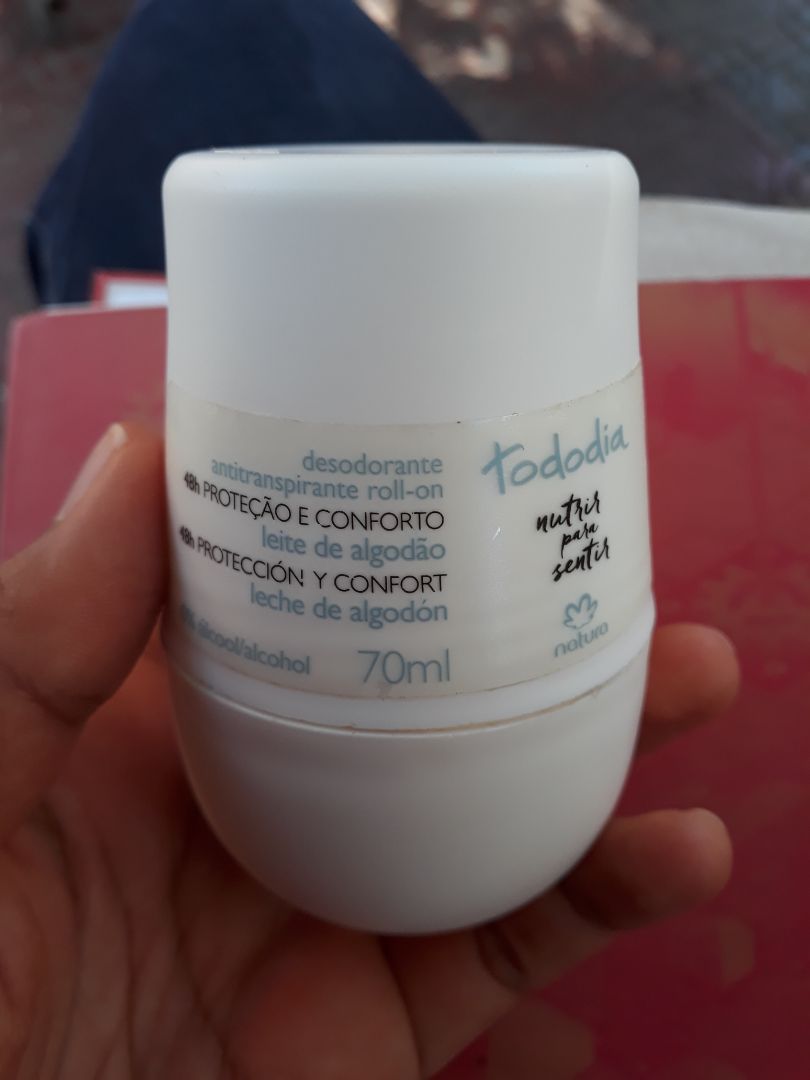 Natura Desodorante Antitranspirante roll-on leche de algodón Review |  abillion