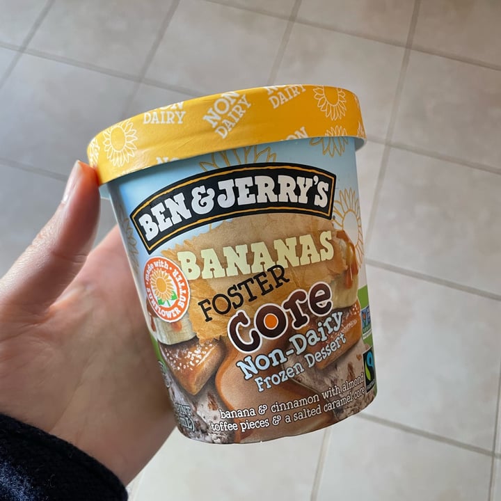 photo of Ben & Jerry's Banana’s Foster Core non-dairy shared by @mkmiller on  17 Apr 2022 - review