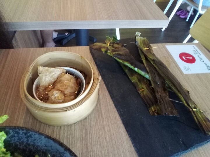 photo of Vegan Curry Rice Otah and Bean Curd Skin with omnipork shared by @veganspicegirl on  21 Jul 2019 - review