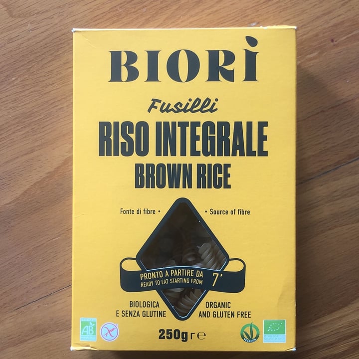 photo of Biori Fusilli riso integrale shared by @giuli9 on  21 Feb 2022 - review