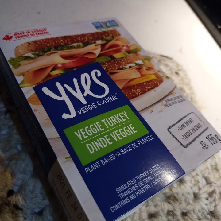 photo of Yves Veggie Cuisine Veggie turkey shared by @veganthermos on  24 Dec 2020 - review