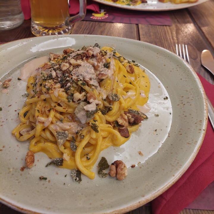 photo of Rifugio Romano Tonnarelli Con Crema Di Zucca (piatto Stagionale) shared by @elenamiche on  09 Dec 2021 - review