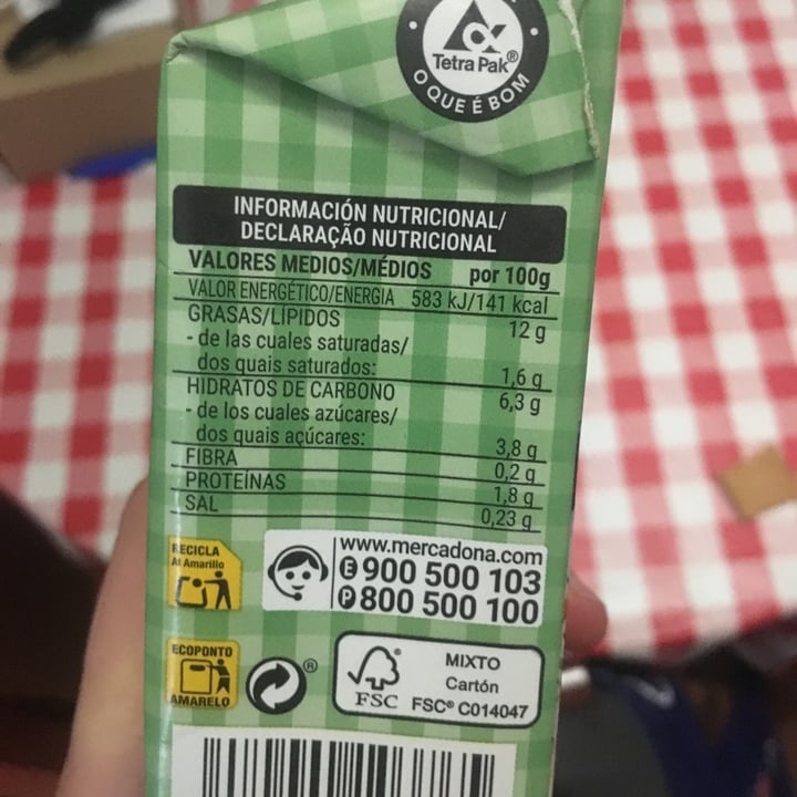 review photo of Hacendado creme soja shared by @claudiadelmonte on 16 Mar 2022 - review