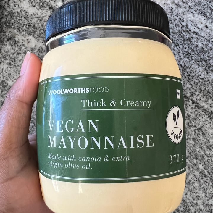 photo of Woolworths Food Vegan Mayonnaise Vegan Mayonnaise shared by @richellenaidoo on  11 Apr 2022 - review