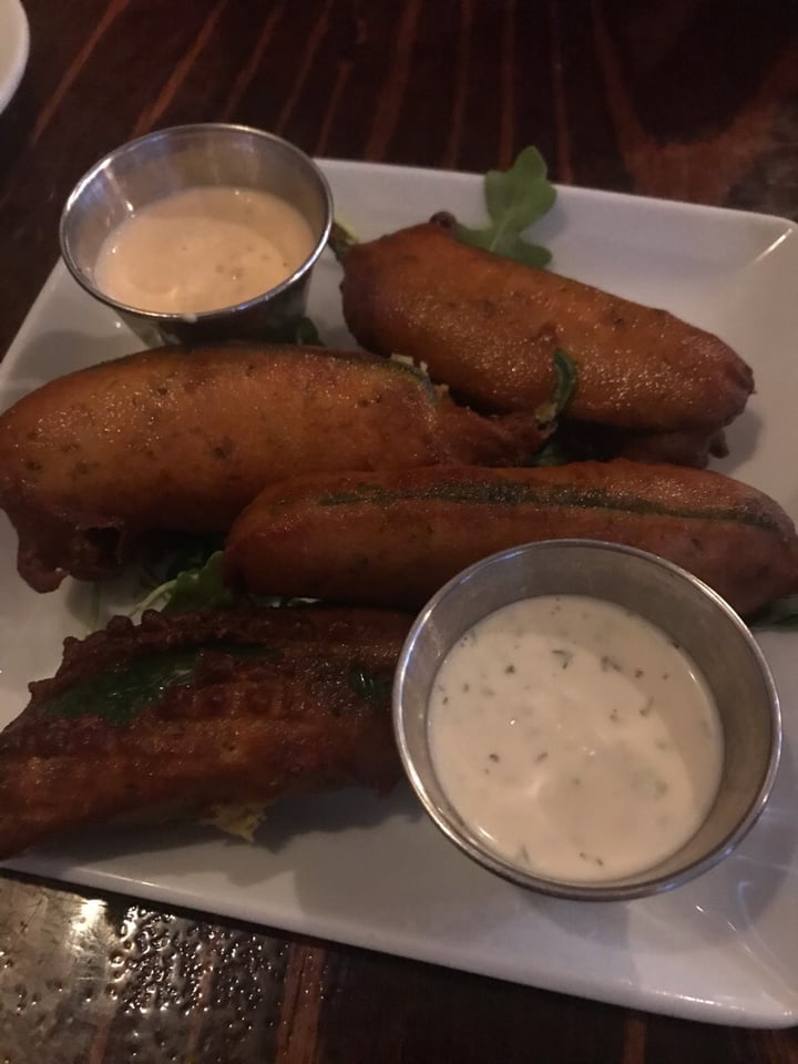 review photo of Sage Plant Based Bistro and Brewery Echo Park Jalapeño poppers shared by @tanzaniteandturmeric on 15 Apr 2019 - review