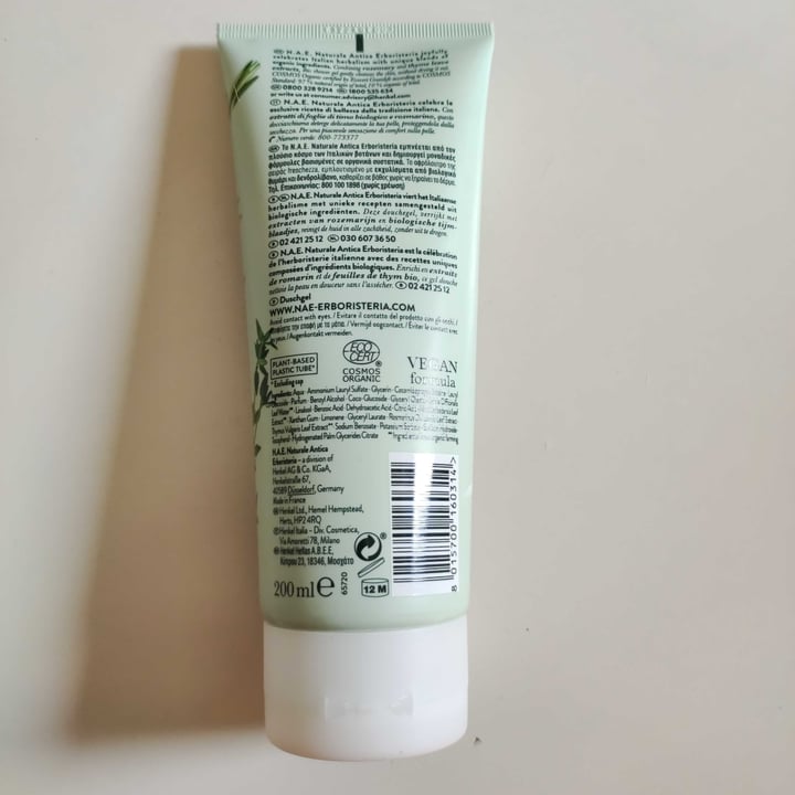 photo of N.A.E. Naturale Antica Erboristeria Idratazione Shower Gel shared by @saphy89 on  17 Jun 2022 - review