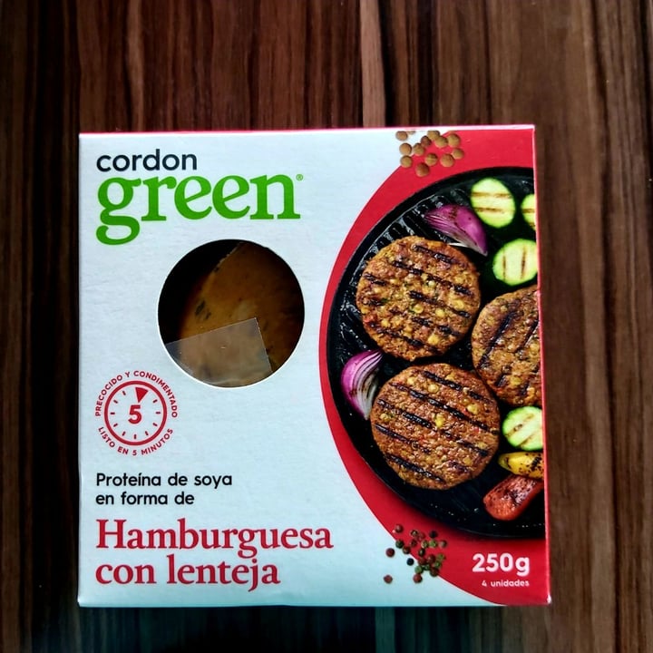 photo of Cordon Green Hamburguesa De Lenteja shared by @miaaviles on  17 Jun 2020 - review