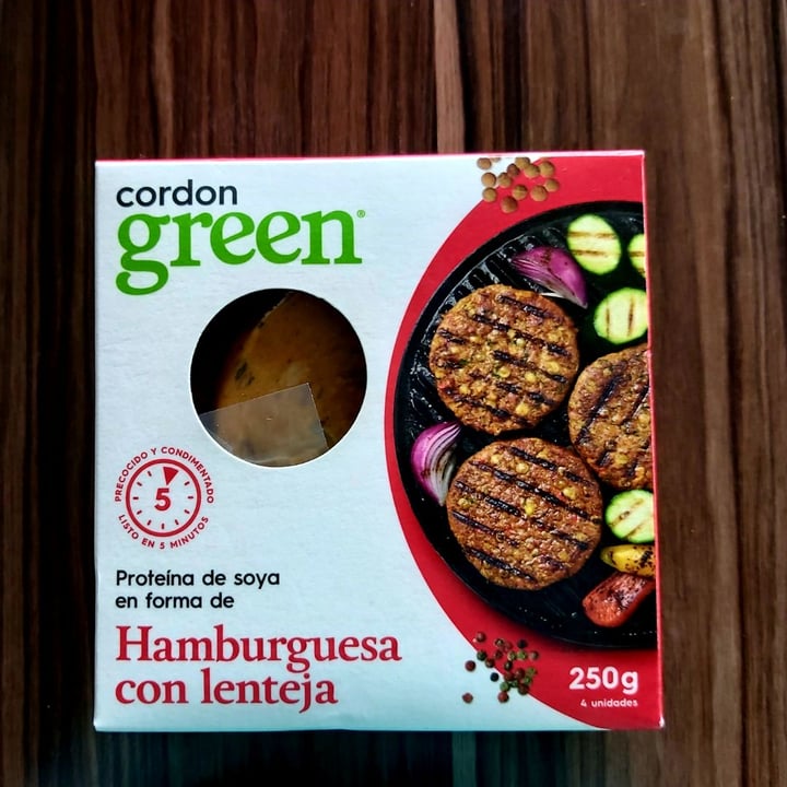 review photo of Cordon Green Hamburguesa De Lenteja shared by @miaaviles on 17 Jun 2020 - review