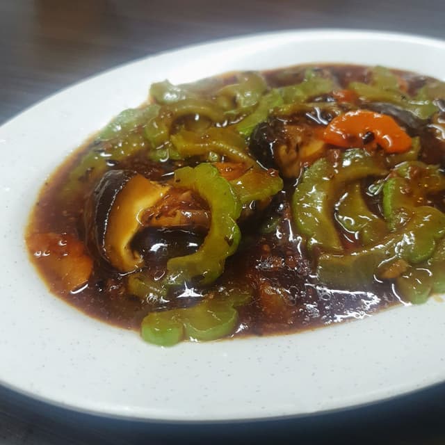 Photo of the dish “Beans Sauce Bitter Gourd with Mushroom”