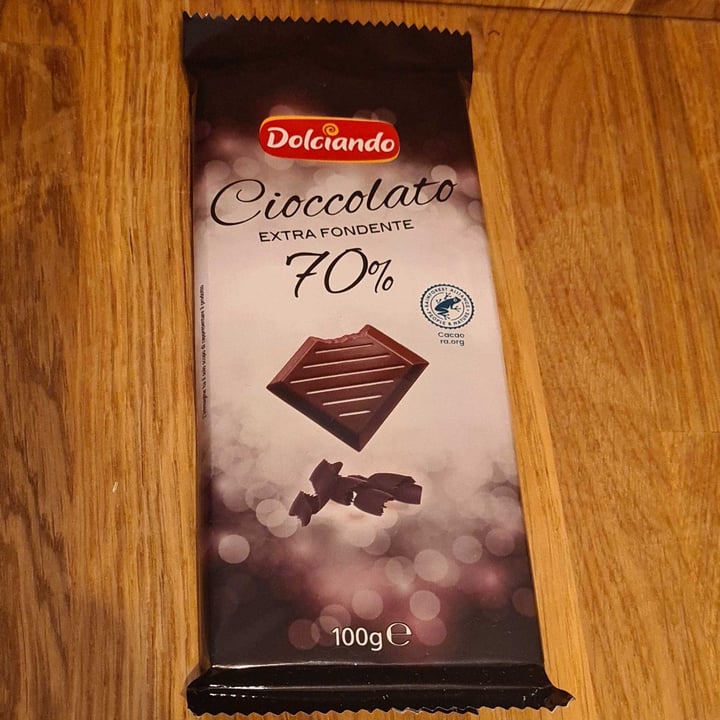 photo of Dolciando Cioccolato Extra Fondente 70% shared by @sara1234 on  13 Dec 2021 - review