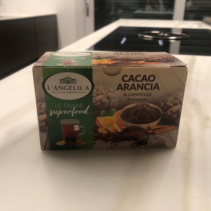 photo of L'angelica Le tisane super food cacao, arancia e cannella shared by @ele91mem on  26 Apr 2021 - review