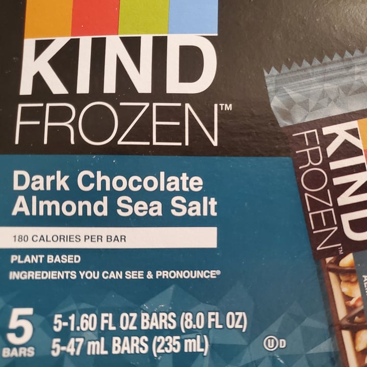 photo of KIND Dark Chocolate Almond Sea Salt shared by @jfp420 on  22 Sep 2021 - review