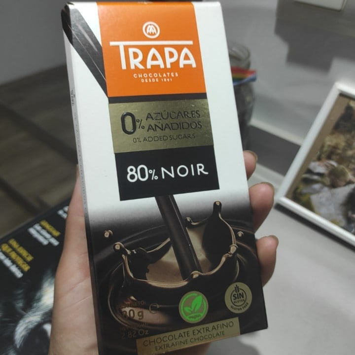 photo of Trapa Chocolate 80% Noir shared by @saruchi on  01 Oct 2022 - review
