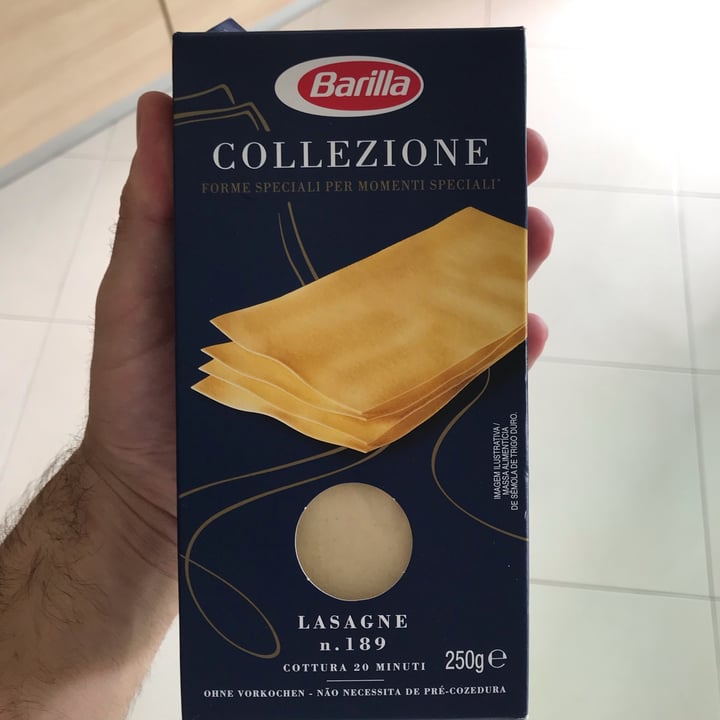 photo of Barilla Lasagne shared by @joaoalmeida on  10 Oct 2021 - review
