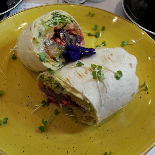 Photo of the dish “Veggies Go Viral Burrito”