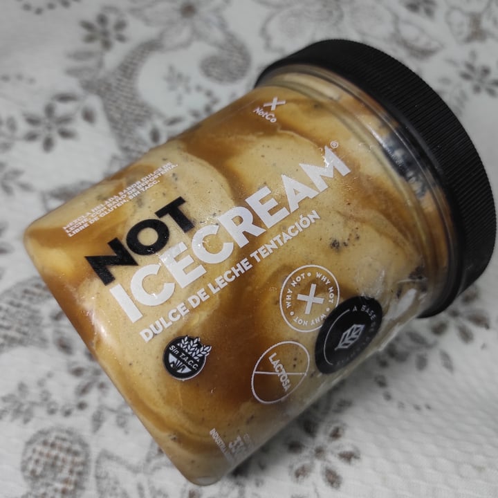 photo of NotCo Not Icecream Dulce de Leche Tentación shared by @vegannn2020 on  09 Dec 2020 - review