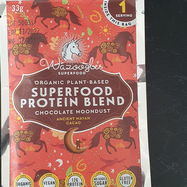 review photo of Wazoogles Superfood Chocolate protein powder shared by @marcellekeet on 07 Aug 2021 - review