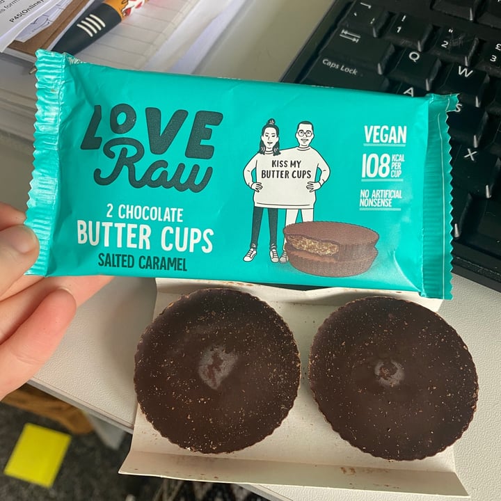 photo of LoveRaw Butter Cups Salted caramel shared by @robsm95 on  16 Feb 2021 - review