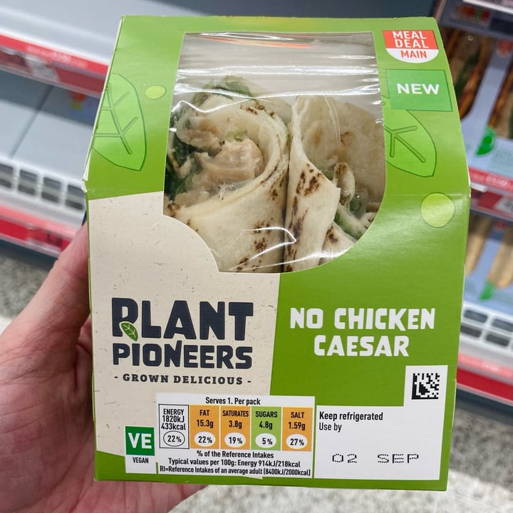 photo of Plant Pioneers No chicken ceasar wraps shared by @katelouisepowell on  01 Sep 2022 - review