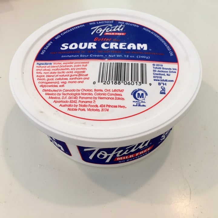 photo of Tofutti Better than Sour Cream shared by @cristianeluru on  28 Jun 2021 - review