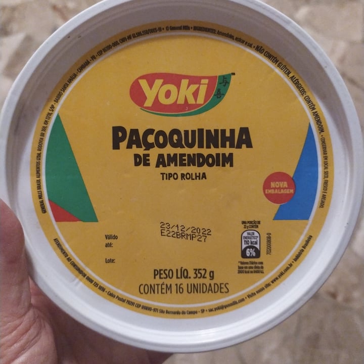 photo of Yoki Paçoquinha de Amendoim shared by @iaietta on  30 Sep 2022 - review