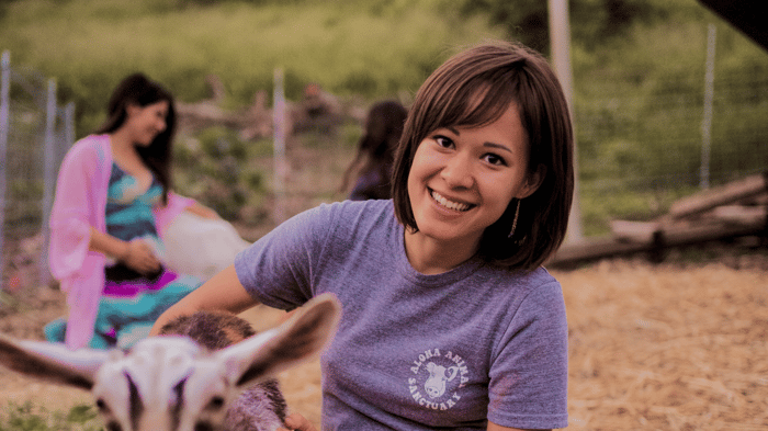 Hannah Mizuno from Aloha Animal Sanctuary