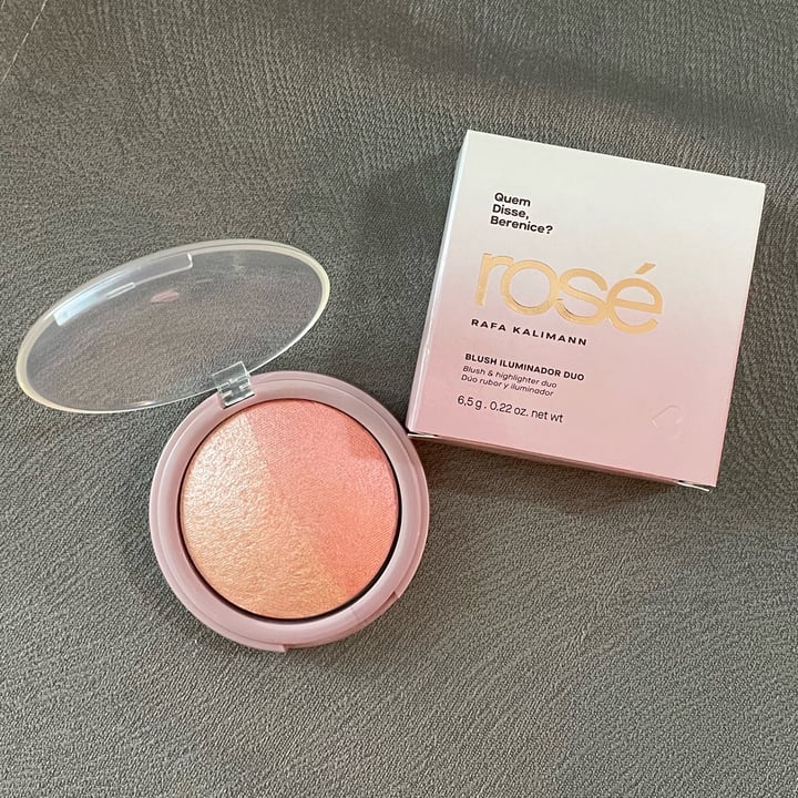 photo of Quem Disse Berenice  Blush Iluminador Duo Rosé shared by @alexandrazamb on  02 May 2022 - review